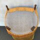 Vintage toad chair velvet gold
