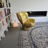 Golden limited edition Elda chair by Joe Colombo for Longhi Italy no. 19/20