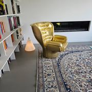 Golden limited edition Elda chair by Joe Colombo for Longhi Italy no. 19/20