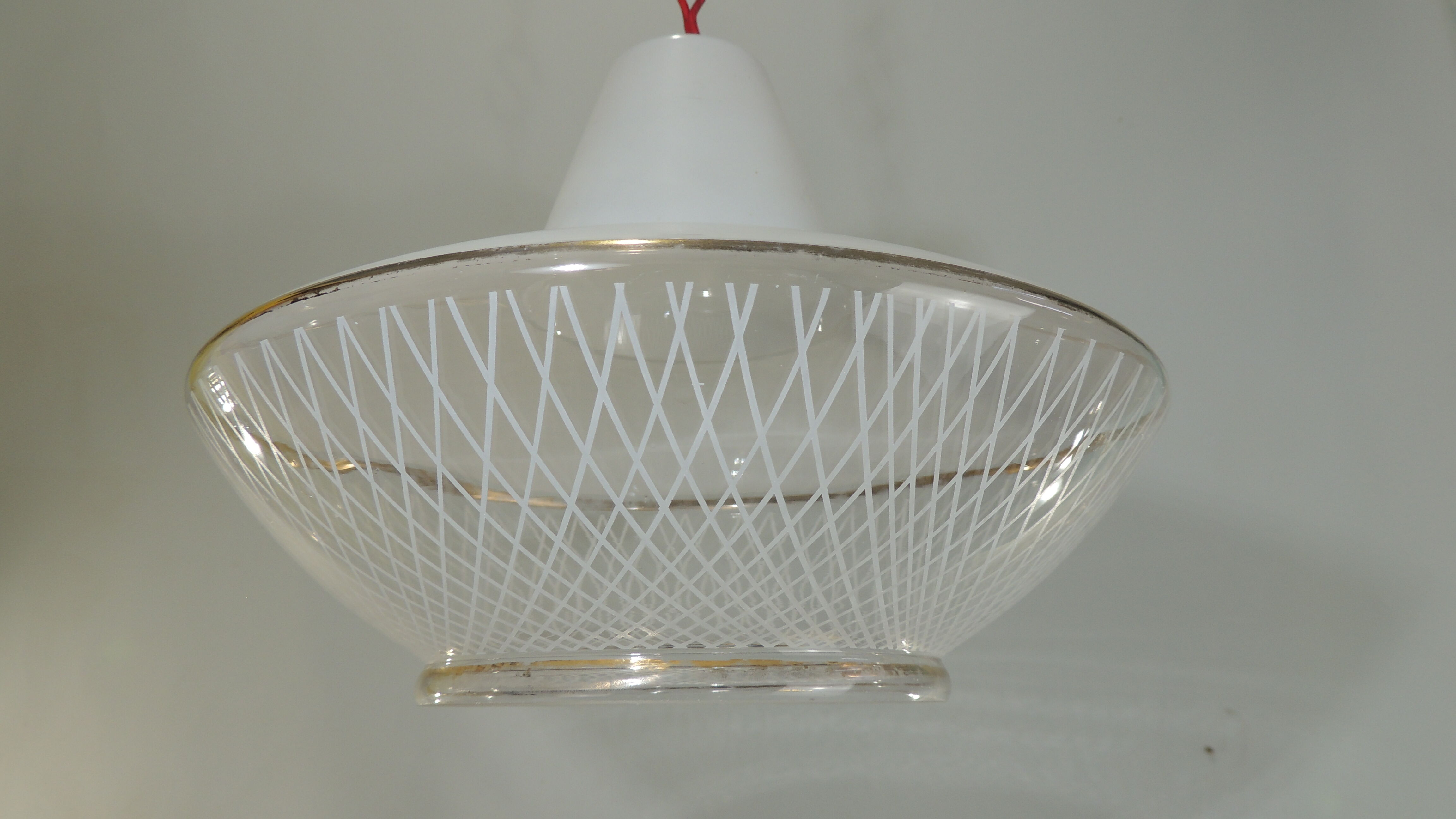 Suspension verrine opaline