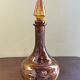 Carafe vintage ronde couleur ambre