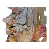 Gouache Les Baux de Provence