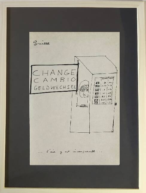 Illustrations Daninos de 1962 " La Suisse "