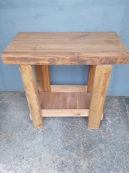 Workbench 90cm old solid wood