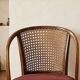 English Bergère Armchair with Caned Backrest, 1900s