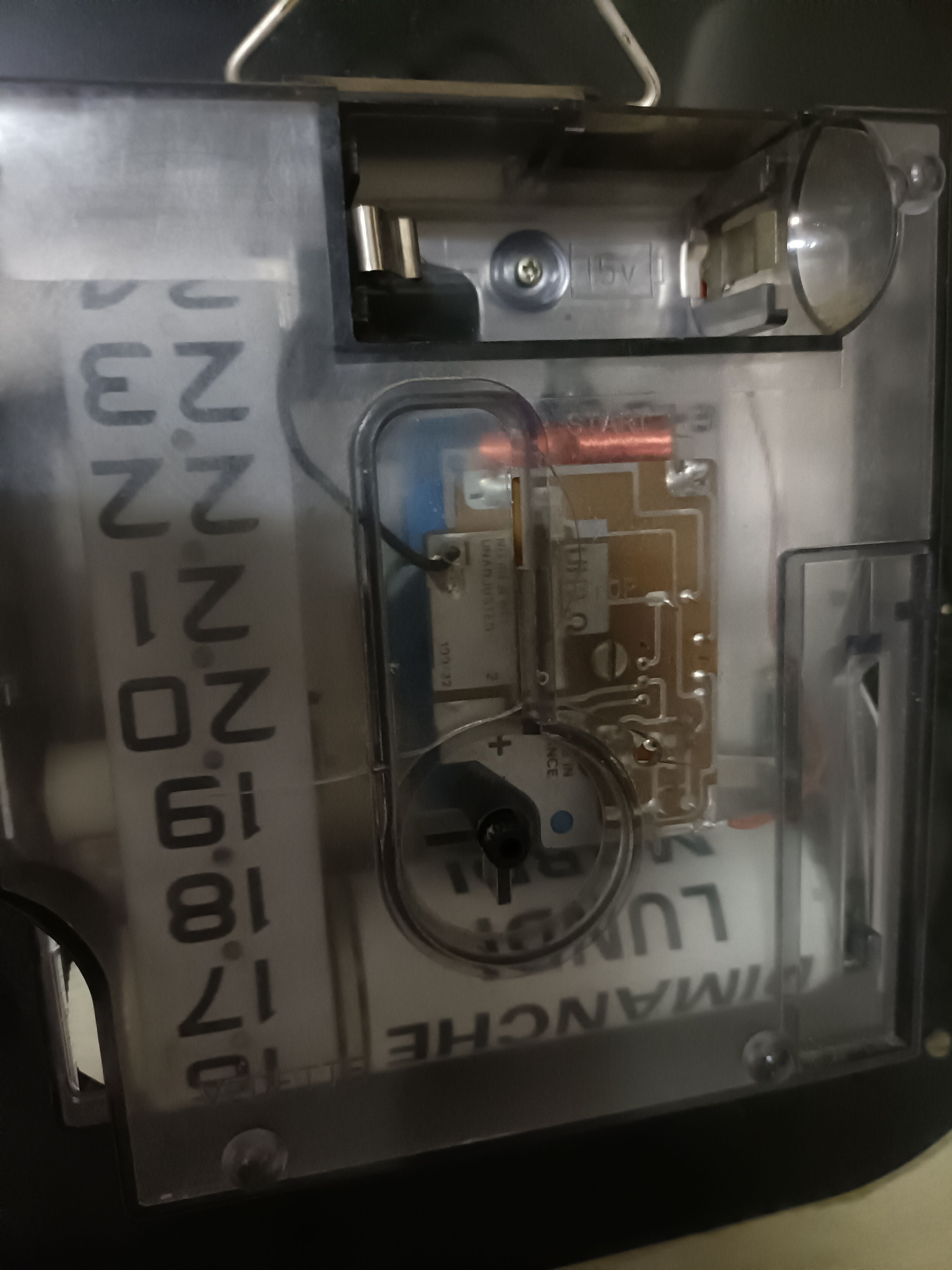 Vintage "star" wall clock