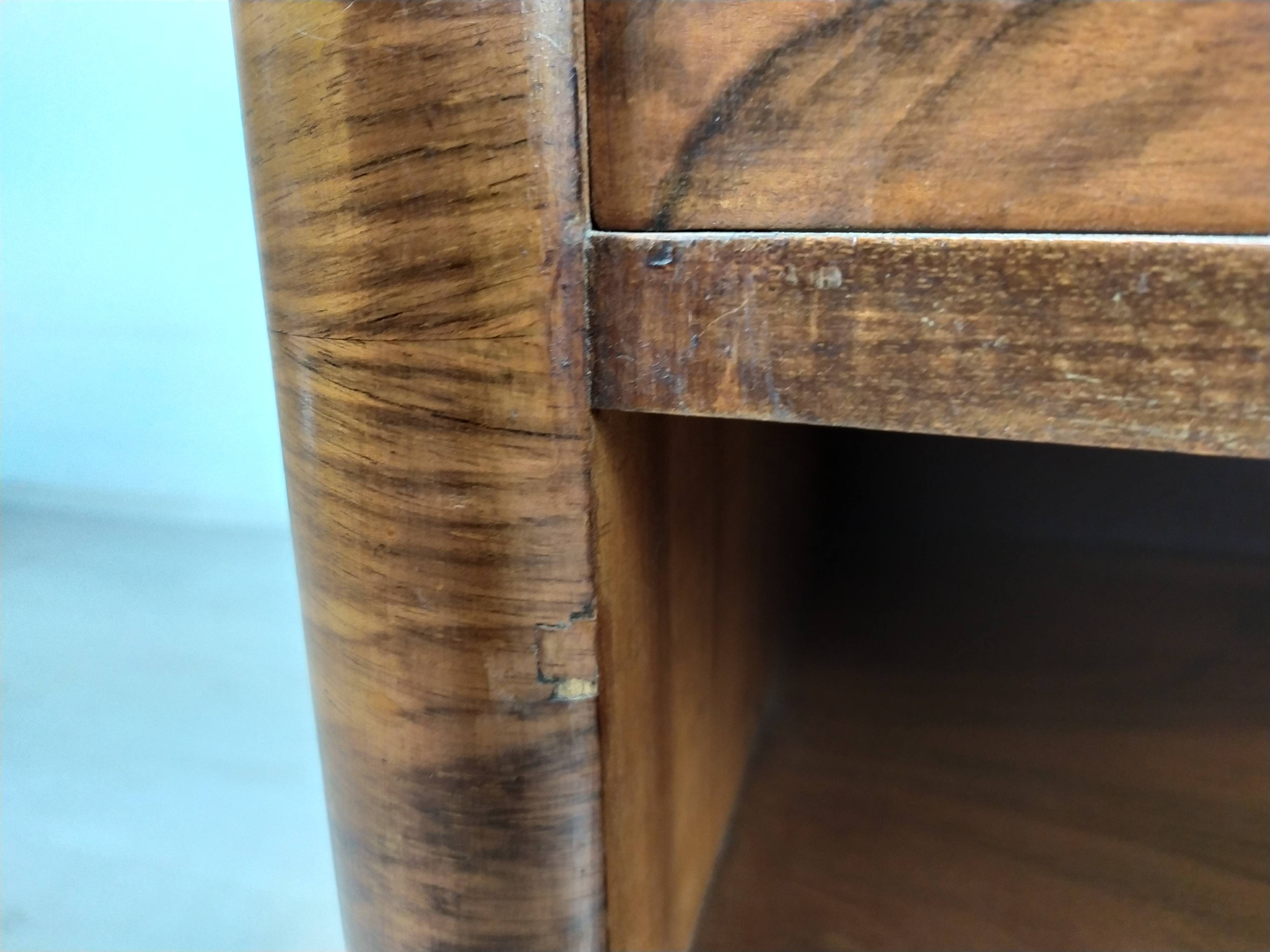 Pair of art deco bedside tables