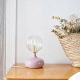 Ceramic and glass lamp