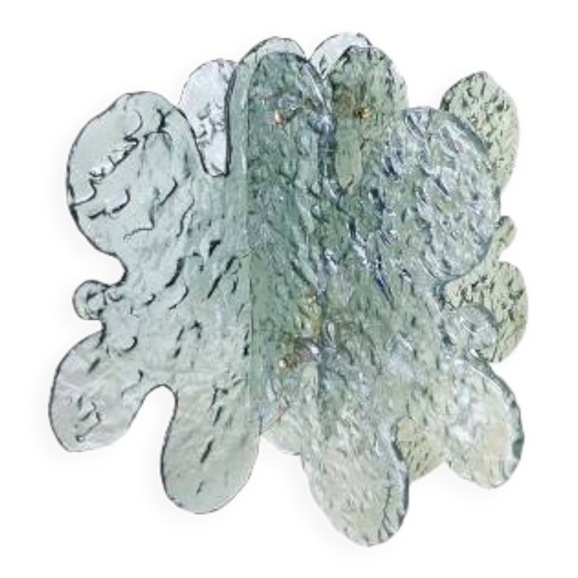 Mazzega thick Murano glass table lamp