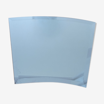 Beveled bluish mirror 58x44cm