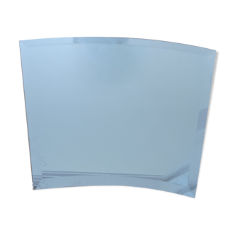 Beveled bluish mirror 58x44cm