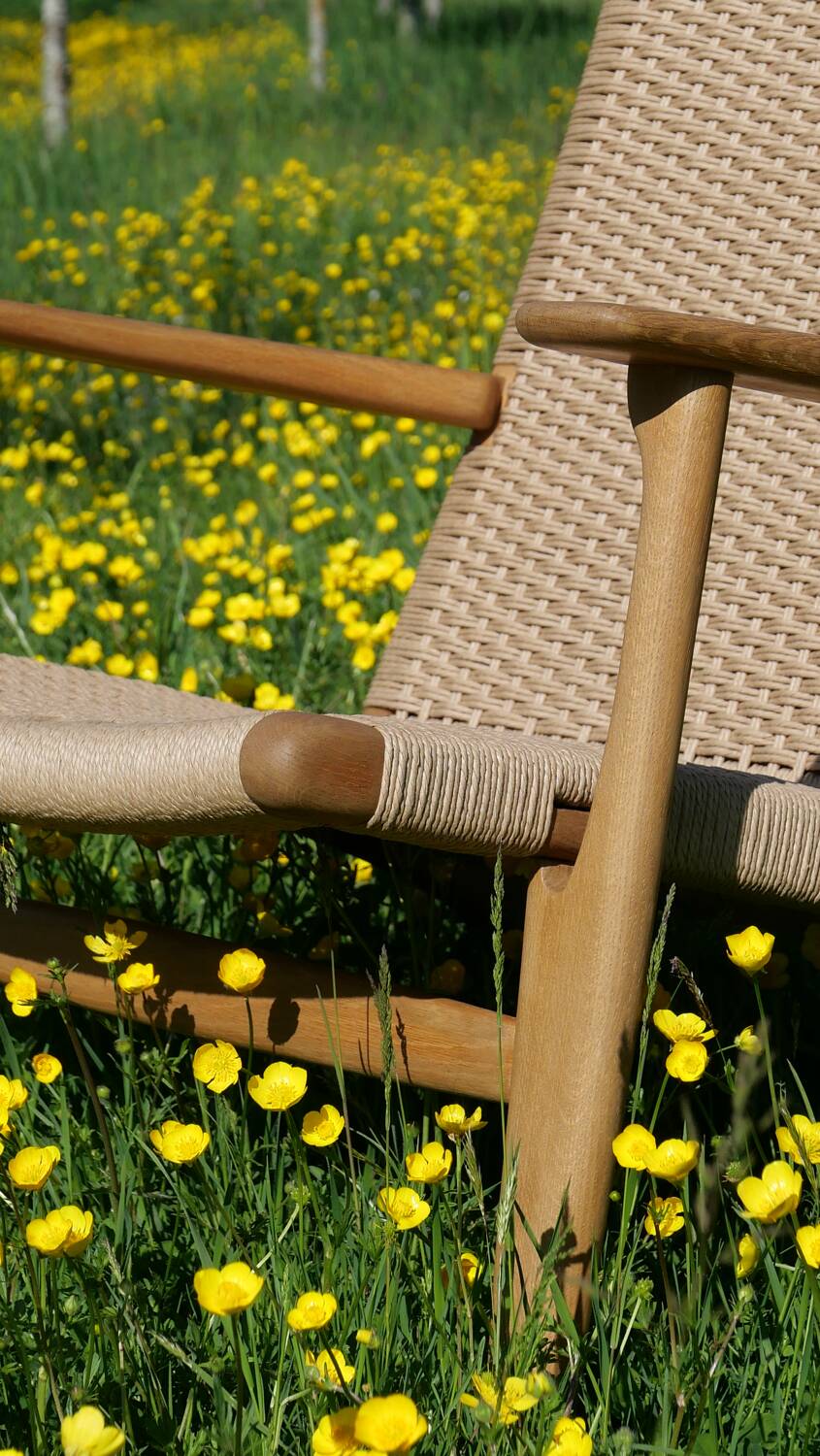 Ch25 easy chair by Hans J. Wegner published by Carl Hansen & Son, 1960