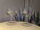 2 large ice cream bowls, dessert or otherwise, in crystal from the 1920s.
