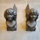Cast iron andirons
