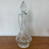 Ensemble de verres et carafe en cristal taillé main
