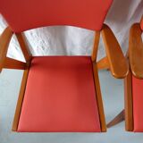 Pair of 50s bridge chairs