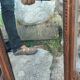Antique Louis XVI style gilded wood mirror