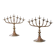 Pair of brass and copper candlesticks 1950s