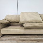 Three-seater Maralunga sofa by Vico Magistretti from the 1970s.