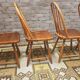 Set de 4 chaises Danoises 1970 vintage