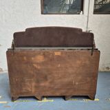 Marble top sideboard with mirror