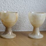 Duo of marble cockroaches