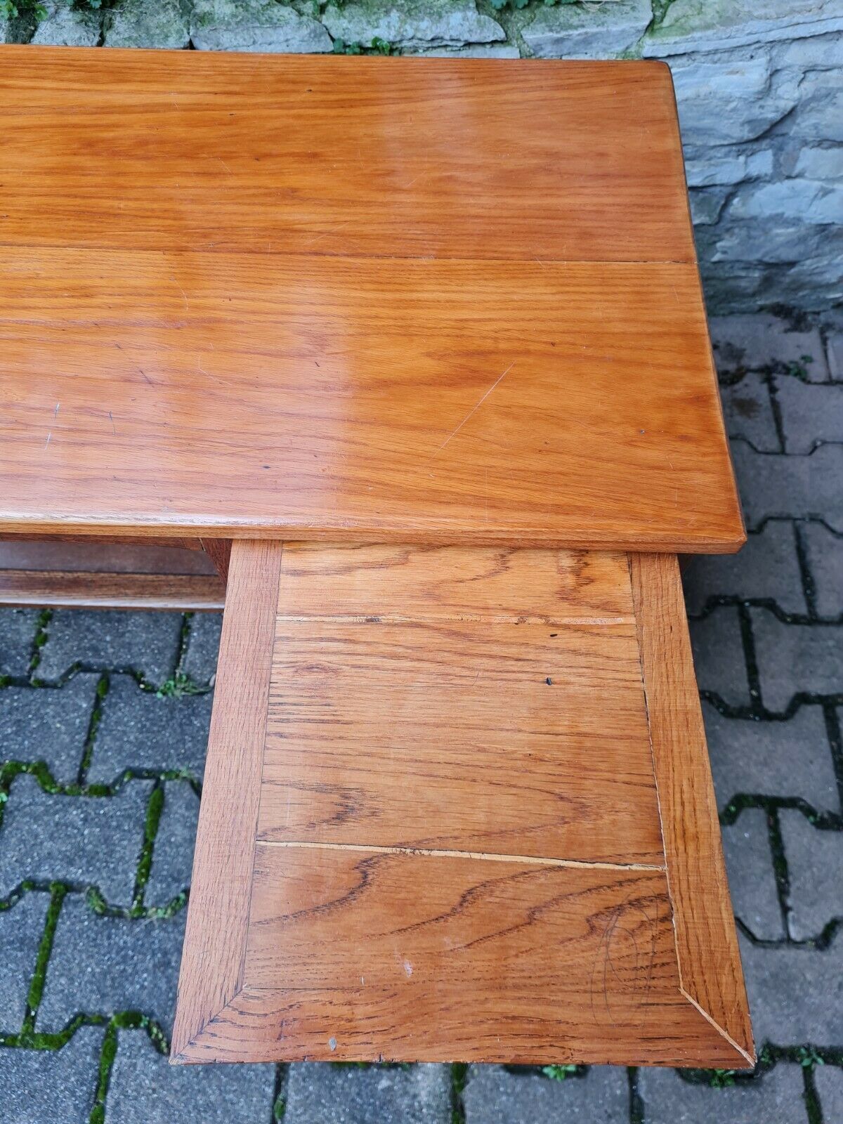 30s solid wood children's desk with 4 drawers and extensions