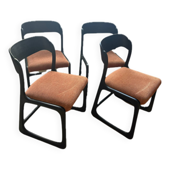 Chaises Baumann modèle traîneau