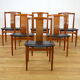 Suite of 6 danish chairs Henning Sorensen 1960
