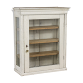 Brocante wall cabinet vitrine