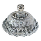 Butter dish/Cheese bell. Dome/Nachtmann shape. Crystal. Diameter 19 cm