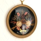 Frame dried flowers