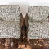 Fauteuils GFM-87 du milieu du siècle par J. Kędziorek, GFM, Pologne, années 1960, lot de 2