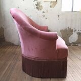 Banquette crapaud rose