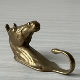 Metal horse hook