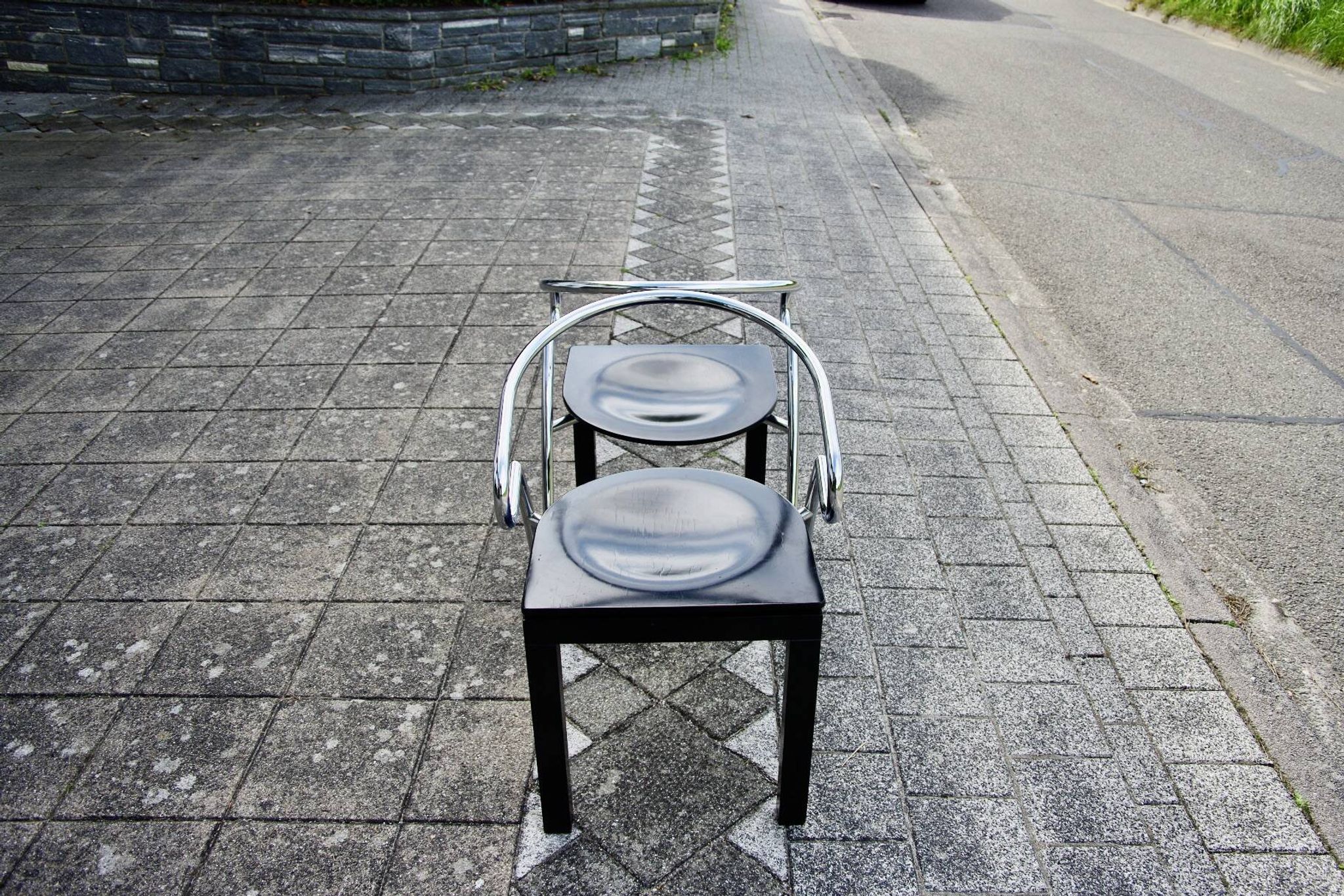 Paire de chaise vintage space age 1980