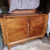 1940s two-door sideboard with moustache base