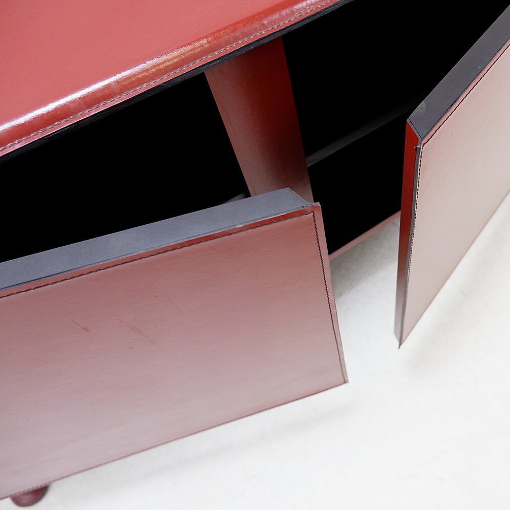 Leather buffet by De Couro from Brazil - 1980s