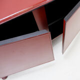 Leather buffet by De Couro from Brazil - 1980s
