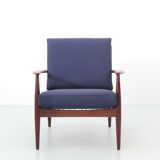 Pair of scandinavian teak armchairs model 118 by Grete Jalk