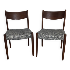 Paire de chaises scandinaves