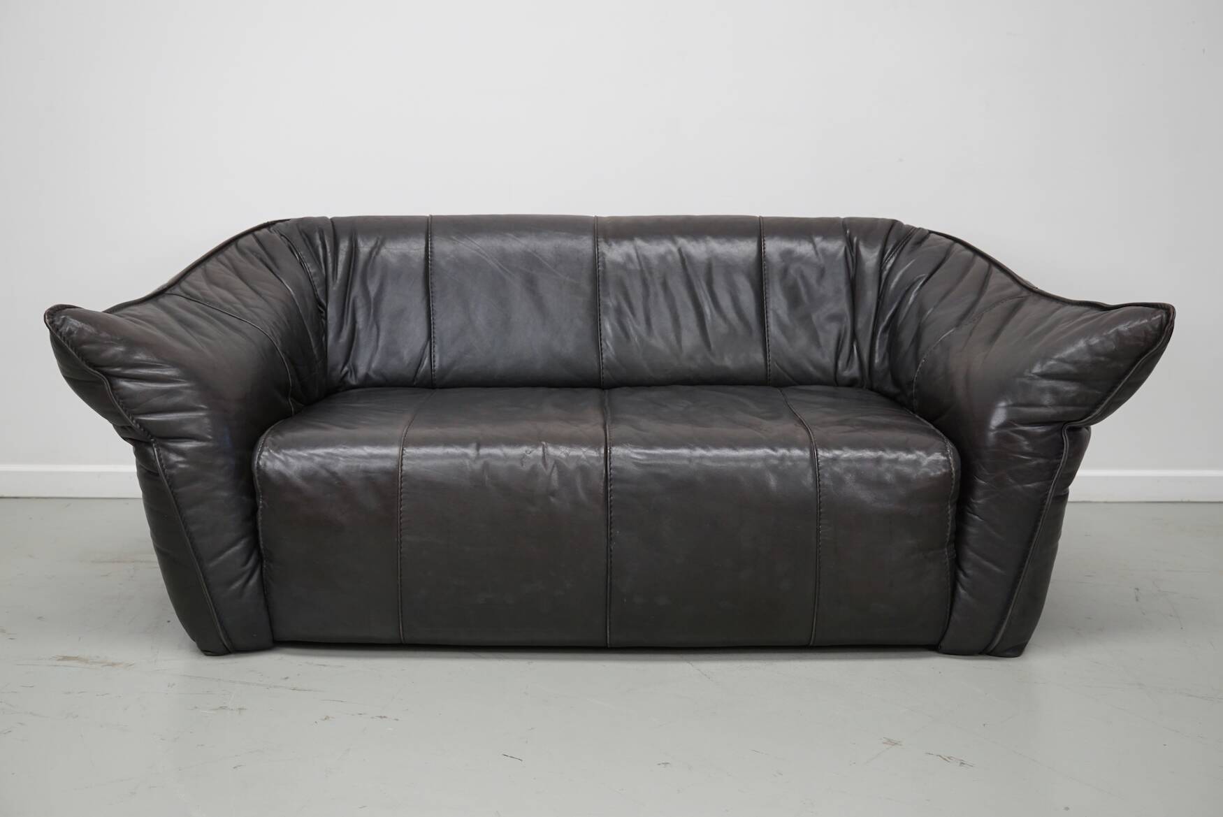 Brown Leather Andes Sofa by Gerard van den Berg for Montis, 1970s