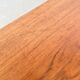 Teak coffee table with double top and ceramic insert — Scandinavian, 1960s