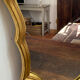 Large baroque mirror in gilded wood