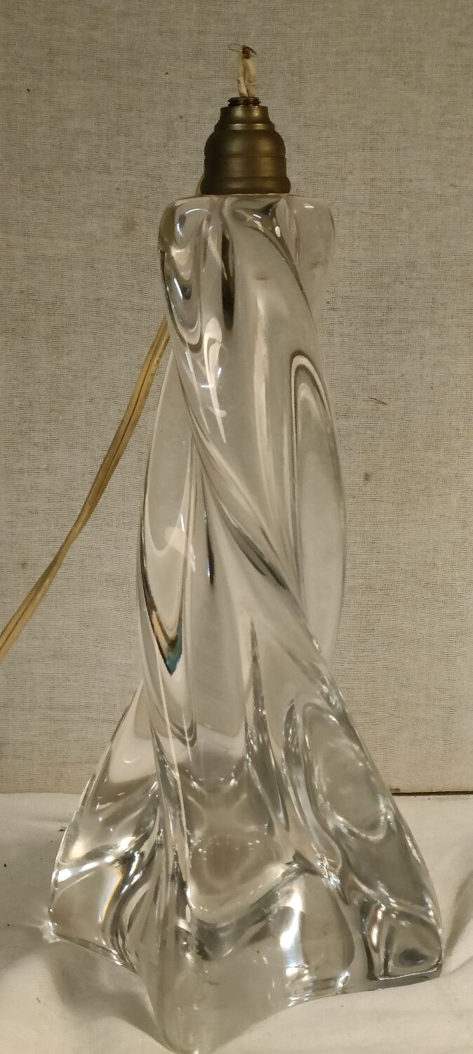 Pied de lampe Baccarat vintage