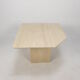 Italian Travertine Coffee Table, 1980s