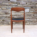 Lot of Scandinavian-style teak chairs