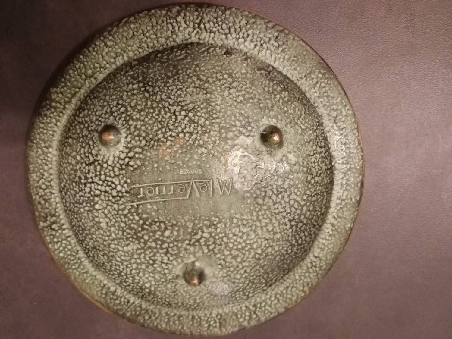 Bronze bowl Max le Verrier