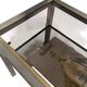 Pair of Brushed Steel Side Tables, Smoked Glass by Guy Lefèvre