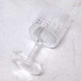 Crystal stemmed glasses